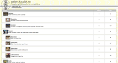 Desktop Screenshot of galleri.katolsk.no
