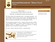 Tablet Screenshot of karmel.katolsk.no